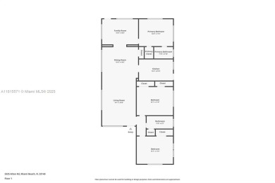 PRICE IMPROVEMENT! Lowest Priced Single Family Home in South on Miami Beach Golf Club in Florida - for sale on GolfHomes.com, golf home, golf lot