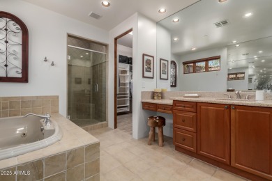 Step inside to discover a bright, sophisticated interior with a on Superstition Mountain Club - Lost Gold in Arizona - for sale on GolfHomes.com, golf home, golf lot