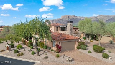 Step inside to discover a bright, sophisticated interior with a on Superstition Mountain Club - Lost Gold in Arizona - for sale on GolfHomes.com, golf home, golf lot