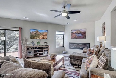 Stunning single-level 3 bed, 2.5 bath Sedona home with on Canyon Mesa Country Club in Arizona - for sale on GolfHomes.com, golf home, golf lot
