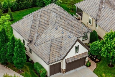 Experience elegance and maintenance-free living in this on Ironhorse Golf Club in Kansas - for sale on GolfHomes.com, golf home, golf lot