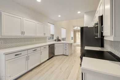 Turn-key, stunningly remodeled San Remo villa in the highly on Oakwood Golf Club  in Arizona - for sale on GolfHomes.com, golf home, golf lot