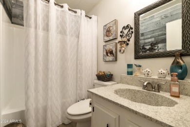 Charming 2BR, 2BA home with a ''beachy'' vibe in the active on Sun Lakes Country Club in Arizona - for sale on GolfHomes.com, golf home, golf lot