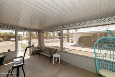 Charming 2BR, 2BA home with a ''beachy'' vibe in the active on Sun Lakes Country Club in Arizona - for sale on GolfHomes.com, golf home, golf lot