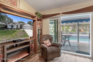 Welcome to this totally updated POOL HOME. SOLAR HEATED POOL on Timber Pines Golf Course in Florida - for sale on GolfHomes.com, golf home, golf lot
