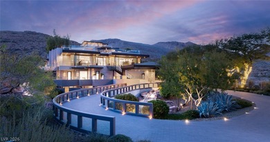 Within triple gated Promontory Pointe, and behind its own on Red Rock Country Club in Nevada - for sale on GolfHomes.com, golf home, golf lot