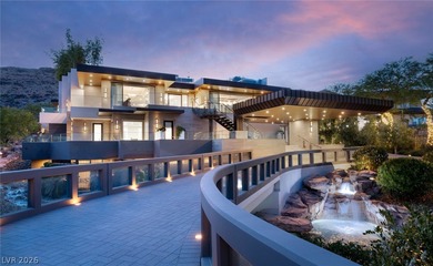 Within triple gated Promontory Pointe, and behind its own on Red Rock Country Club in Nevada - for sale on GolfHomes.com, golf home, golf lot