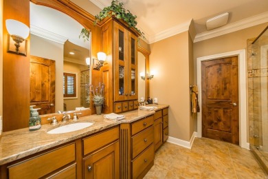 Experience the pinnacle of lakefront luxury in this furnished on  in Arkansas - for sale on GolfHomes.com, golf home, golf lot