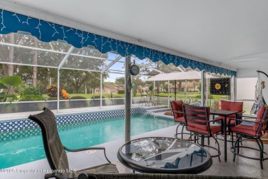 Welcome to this totally updated POOL HOME. SOLAR HEATED POOL on Timber Pines Golf Course in Florida - for sale on GolfHomes.com, golf home, golf lot