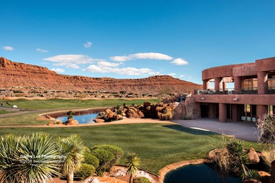 Luxury meets modern desert living in this custom Entrada on Entrada at Snow Canyon in Utah - for sale on GolfHomes.com, golf home, golf lot