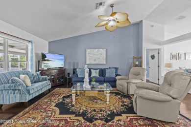 Step into refined Florida living with this beautifully upgraded on Spring Hill Golf Course in Florida - for sale on GolfHomes.com, golf home, golf lot