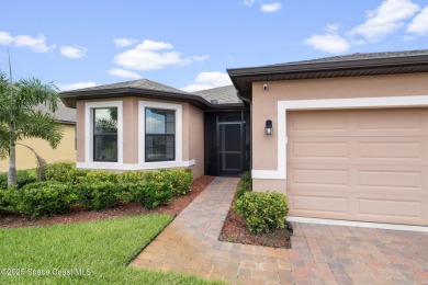 Welcome to this stunning 2022-built home in The Preserves at on Majors Golf Club At Bayside Lakes in Florida - for sale on GolfHomes.com, golf home, golf lot