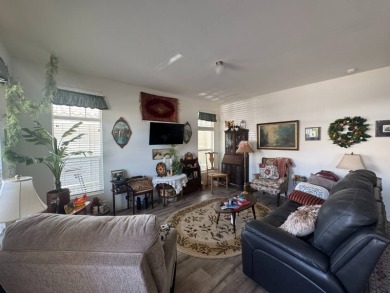 This 2021 model year "pre-owned" home that is on Hemet West Mobile Estates in California - for sale on GolfHomes.com, golf home, golf lot