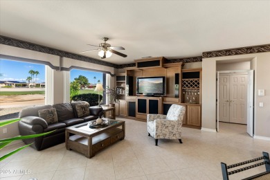 The lovely Stonecrest onthe 7th green of  Granite Falls North is on Sun City Grand Golf Couse and Club in Arizona - for sale on GolfHomes.com, golf home, golf lot