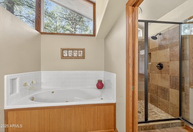 Beautiful SINGLE LEVEL home with panoramic golf course views on Forest Highlands Golf Club - The Canyon in Arizona - for sale on GolfHomes.com, golf home, golf lot