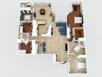 Welcome to this stunning 4-bedroom, 3-bathroom home with a on Red Tail Golf Club in Florida - for sale on GolfHomes.com, golf home, golf lot