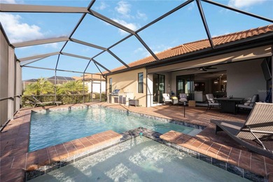 Executive 4-bedroom, 2-bath pool home with a 2-car garage and on Sarasota National Golf Club in Florida - for sale on GolfHomes.com, golf home, golf lot