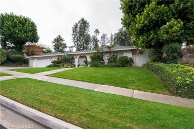 Welcome to this stunning one-story private pool home that backs on Canyon Crest Country Club in California - for sale on GolfHomes.com, golf home, golf lot