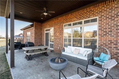 This beautifully designed Discovery Built one-story home offers on Champions Pointe Golf Course in Indiana - for sale on GolfHomes.com, golf home, golf lot