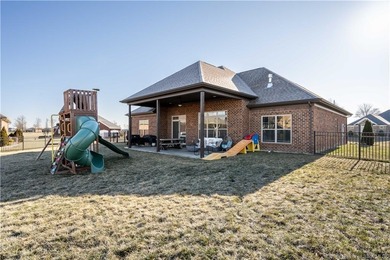 This beautifully designed Discovery Built one-story home offers on Champions Pointe Golf Course in Indiana - for sale on GolfHomes.com, golf home, golf lot