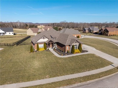 This beautifully designed Discovery Built one-story home offers on Champions Pointe Golf Course in Indiana - for sale on GolfHomes.com, golf home, golf lot