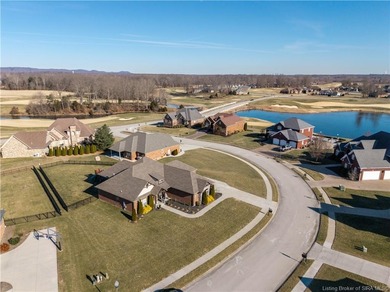 This beautifully designed Discovery Built one-story home offers on Champions Pointe Golf Course in Indiana - for sale on GolfHomes.com, golf home, golf lot