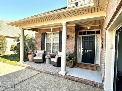 This all-brick, well-maintained, ranch home is located just on Magnolia Greens Golf Plantation in North Carolina - for sale on GolfHomes.com, golf home, golf lot