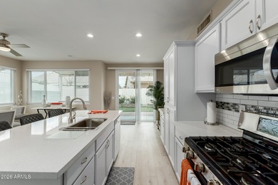 Beautifully reimagined, this 3-bedroom, 2-bath residence is on Arizona Traditions Golf Club in Arizona - for sale on GolfHomes.com, golf home, golf lot