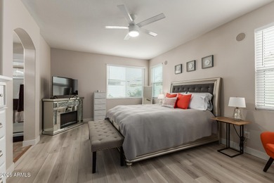 Beautifully reimagined, this 3-bedroom, 2-bath residence is on Arizona Traditions Golf Club in Arizona - for sale on GolfHomes.com, golf home, golf lot