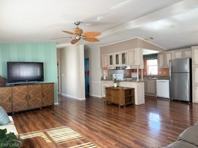 Open floor plan, high ceilings, a true 2Br/2Ba, and new roof in on The Rookery At Marco in Florida - for sale on GolfHomes.com, golf home, golf lot