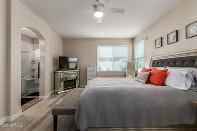 Beautifully reimagined, this 3-bedroom, 2-bath residence is on Arizona Traditions Golf Club in Arizona - for sale on GolfHomes.com, golf home, golf lot