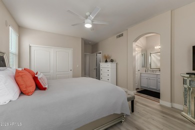 Beautifully reimagined, this 3-bedroom, 2-bath residence is on Arizona Traditions Golf Club in Arizona - for sale on GolfHomes.com, golf home, golf lot