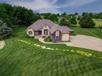This stunning custom built home by K.G. Day Builders has on Winfield Country Club in Kansas - for sale on GolfHomes.com, golf home, golf lot