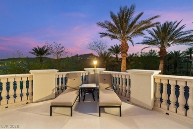 Enjoy sweeping mountain and golf course views that capture the on Reflection Bay Golf Club in Nevada - for sale on GolfHomes.com, golf home, golf lot