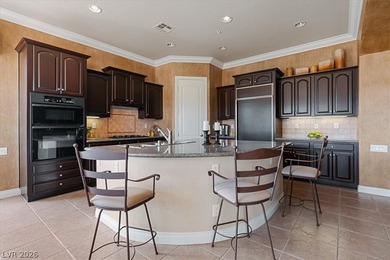 Enjoy sweeping mountain and golf course views that capture the on Reflection Bay Golf Club in Nevada - for sale on GolfHomes.com, golf home, golf lot