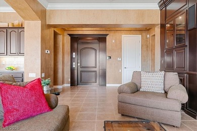 Enjoy sweeping mountain and golf course views that capture the on Reflection Bay Golf Club in Nevada - for sale on GolfHomes.com, golf home, golf lot