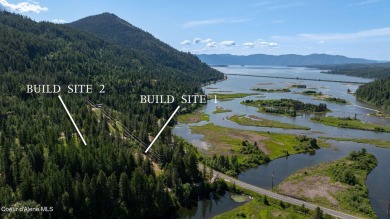 Breathtaking views of the Green Monarchs, Pack River Delta, Lake on The Idaho Club in Idaho - for sale on GolfHomes.com, golf home, golf lot