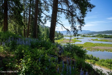 Breathtaking views of the Green Monarchs, Pack River Delta, Lake on The Idaho Club in Idaho - for sale on GolfHomes.com, golf home, golf lot