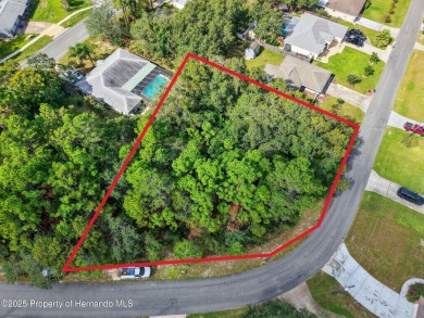 BUILD YOUR DREAM HOME on this spacious 0.40-acre CORNER lot on Oak Hills Country Club in Florida - for sale on GolfHomes.com, golf home, golf lot
