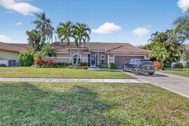 A rare find, 4 bed split on private lot surrounded by shrubs and on Boca Greens Country Club in Florida - for sale on GolfHomes.com, golf home, golf lot