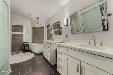 As you enter the home, you're immediately welcomed by soaring on Club West Golf Club in Arizona - for sale on GolfHomes.com, golf home, golf lot