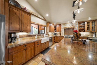 Discover elegant living paired with the charm of the southwest on Pinetop Lakes Country Club in Arizona - for sale on GolfHomes.com, golf home, golf lot