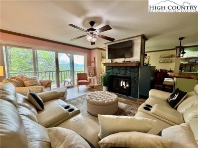 Escape to the mountains in this charming fully furnished on Sugar Mountain Golf Course in North Carolina - for sale on GolfHomes.com, golf home, golf lot