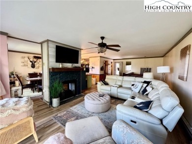 Escape to the mountains in this charming fully furnished on Sugar Mountain Golf Course in North Carolina - for sale on GolfHomes.com, golf home, golf lot