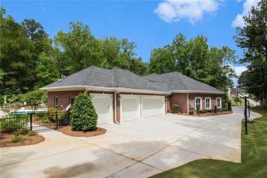 Gorgeous four-sided brick home on a level, private cul-de-sac on Eagles Landing Country Club in Georgia - for sale on GolfHomes.com, golf home, golf lot