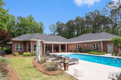 Gorgeous four-sided brick home on a level, private cul-de-sac on Eagles Landing Country Club in Georgia - for sale on GolfHomes.com, golf home, golf lot