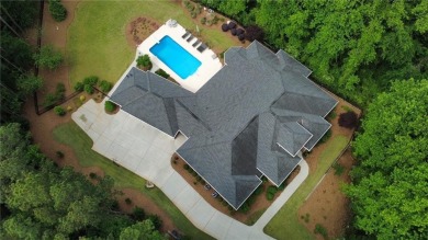 Gorgeous four-sided brick home on a level, private cul-de-sac on Eagles Landing Country Club in Georgia - for sale on GolfHomes.com, golf home, golf lot
