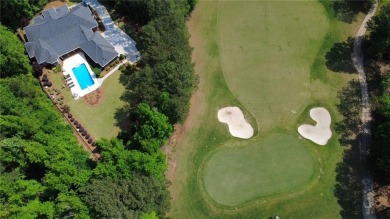 Gorgeous four-sided brick home on a level, private cul-de-sac on Eagles Landing Country Club in Georgia - for sale on GolfHomes.com, golf home, golf lot