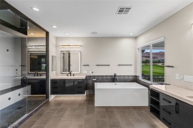 Unobstructed golf course & mountain views define this reimagined on Red Rock Country Club in Nevada - for sale on GolfHomes.com, golf home, golf lot