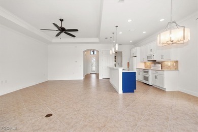 Freshly painted in main living area! This Florencia floor plan on Pelican Preserve Golf Club in Florida - for sale on GolfHomes.com, golf home, golf lot